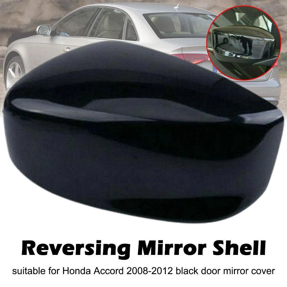 For Honda For Accord 2008-2012 Left Rearview Mirror Cover Cap Door Left Side Parts Replacement Trim Vehicle 1pc