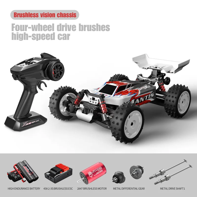 

Professional four-wheel drive high-speed full-scale remote control vehicle S911 brushless speed drift off-road RC