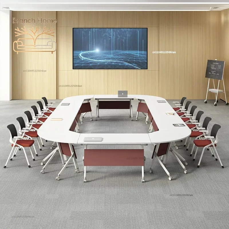 Training table combination Foldable conference table Mobile desk Long table Educational institution Splicing training desk