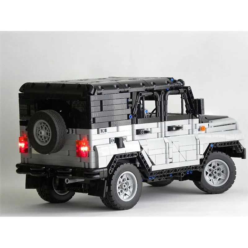

MOC-75601 Классический электрический радиоуправляемый полевой автомобиль, гоночные блоки, модель 2968, деталиMOC, креативные строительные блоки для мальчиков и детей на день рождения, игрушка в подарок