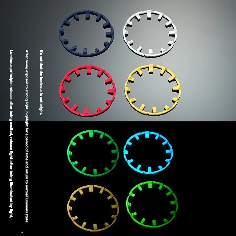 Para casioak ga2100 2110 marcador de hora luminosa escala anel índice dial anel diy relógio modificação dial relógio reequipamento mod acessórios