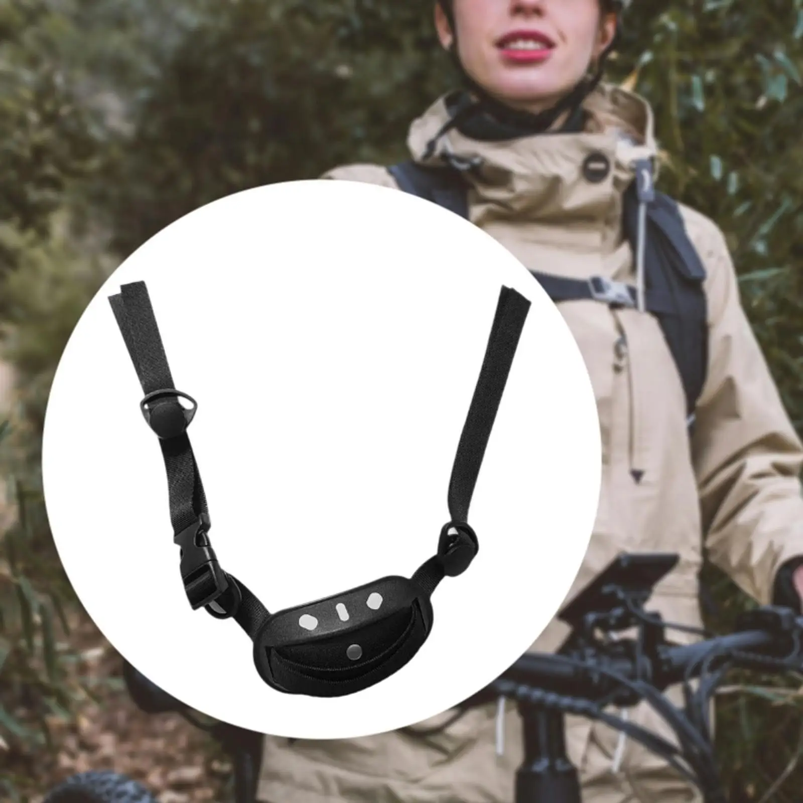 

Hard Hat Chin Strap with Chin Cup Motorcycle Climbing Quick Release Buckle