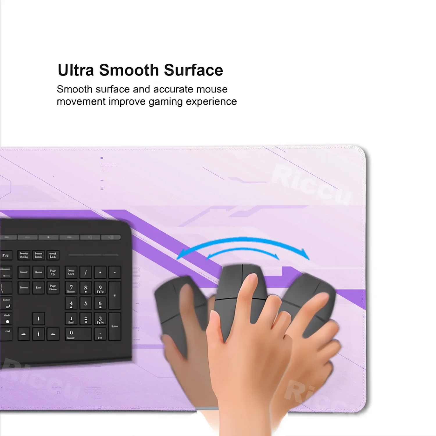 ملحق RGB كبير لعبة ماوس تكنولوجيا العلوم لوحة الماوس مكتب الكمبيوتر المطاط عدم الانزلاق حصيرة مكتبية الأجهزة الطرفية الرياضية الإلكترونية