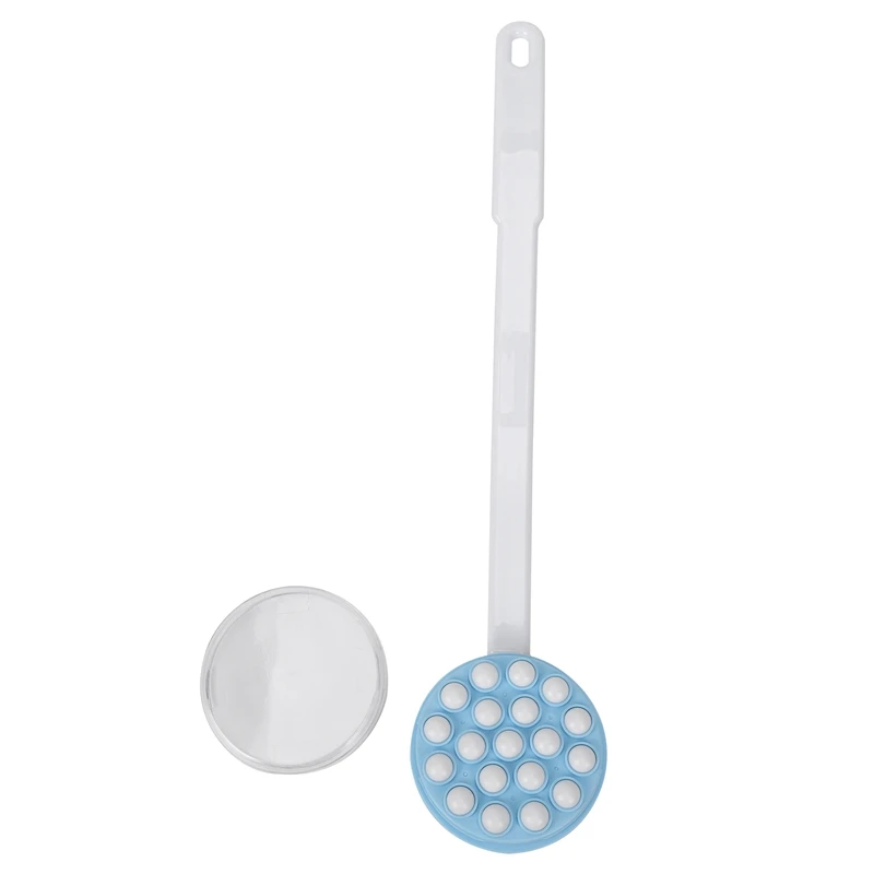 Long Handled Lotion Oil Cream Applicator Head Body Leg Back Bath Brush Scrub Massager Shower Rubbing Brush Bath Supplies Tools