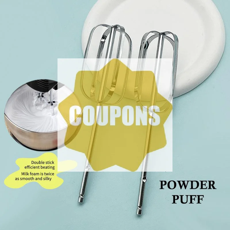 1/2pcs Hand Mixer Beaters Attachments For Universal Stainless Steel Electric Hand Mixer Whisk Replacement