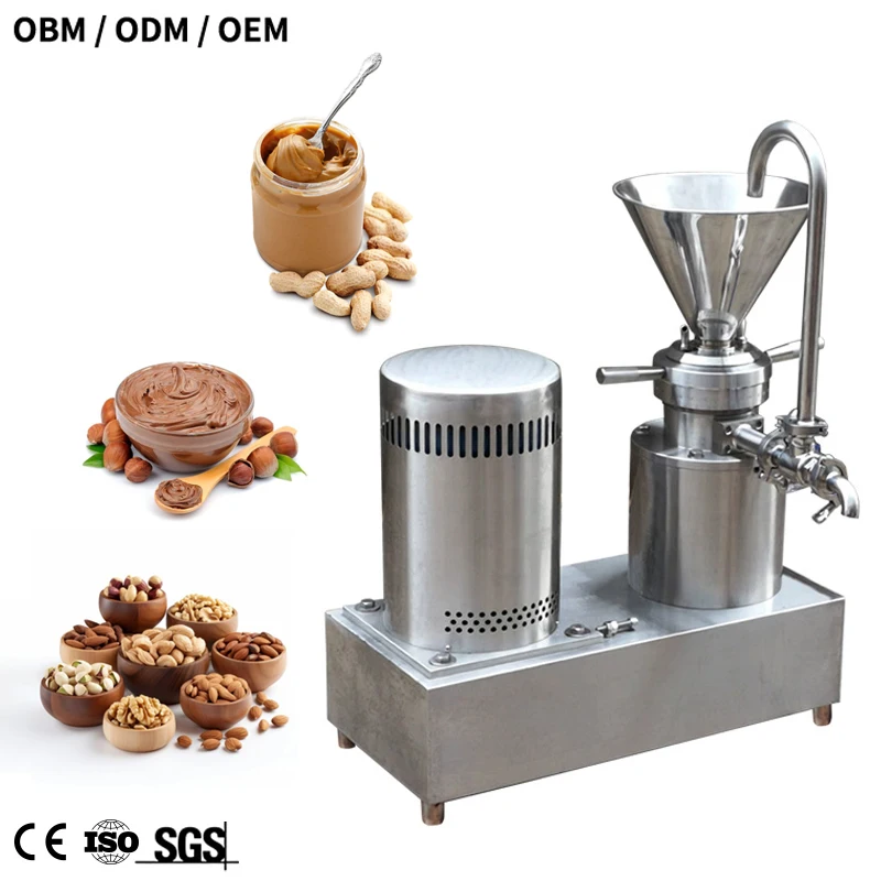 

Colloid Mill Nuts Cocoa Grinding Chocolate Peanut Butter High Shear Sanitary Colloid Mill Machine