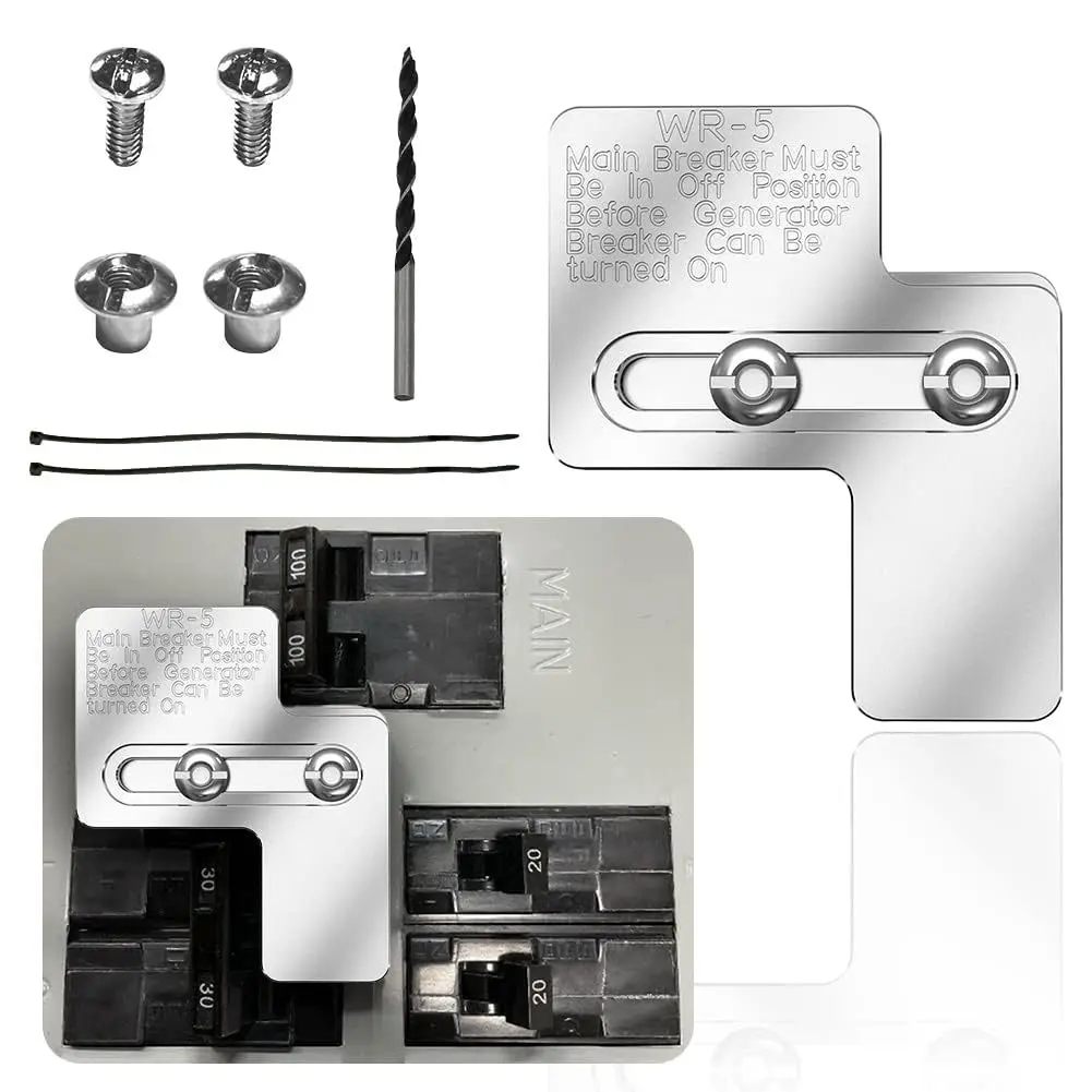 

Комплект блокировки безопасности генератора для Murray 100Amp, панельные переключатели автоматического выключателя для электрооборудования, аксессуар для инструментов на складе