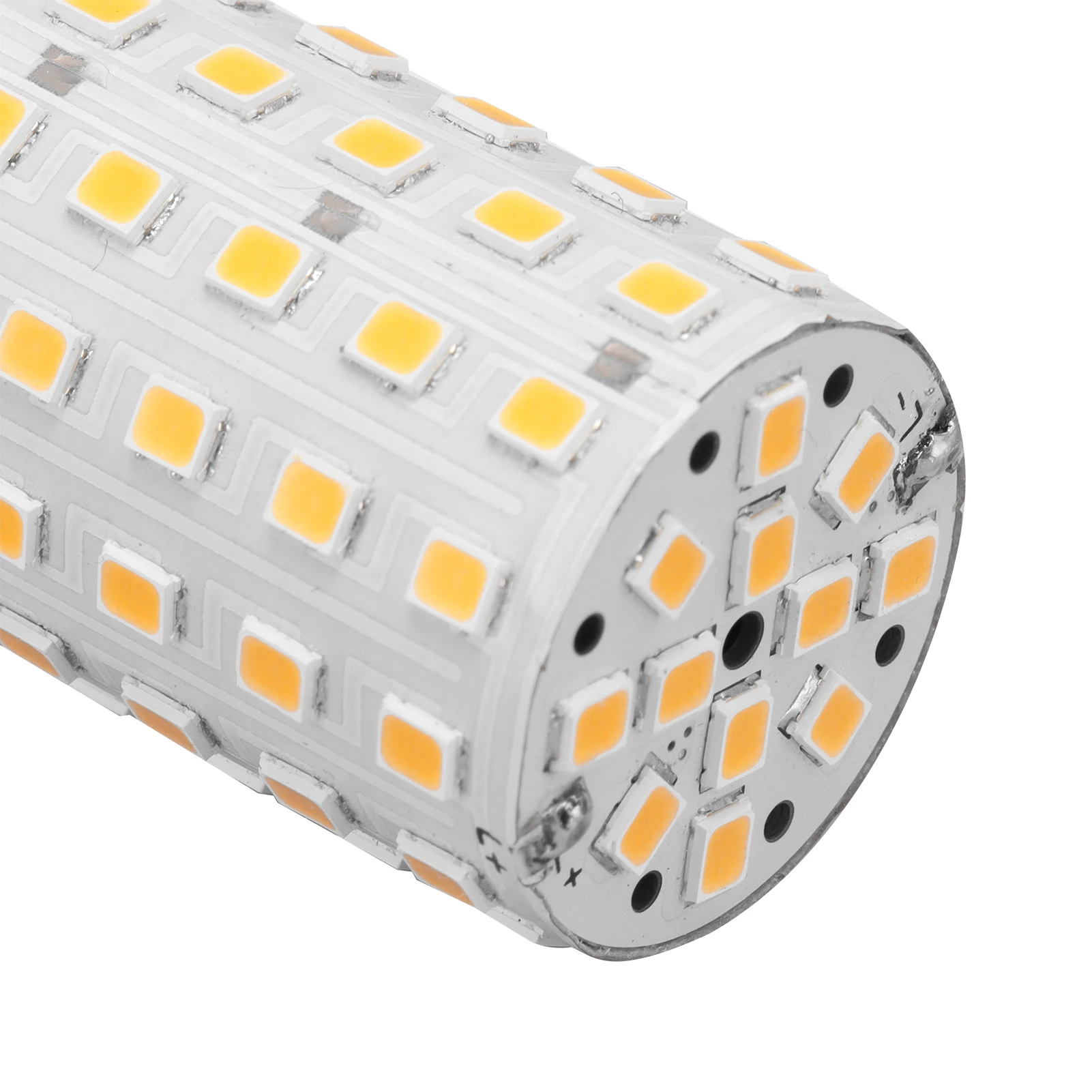 Natural White LED Corn Bulb Cylindrical Shape Ribbed Housing LED Light Bulb Multi-Sided LED Array Metal Halide Replacement