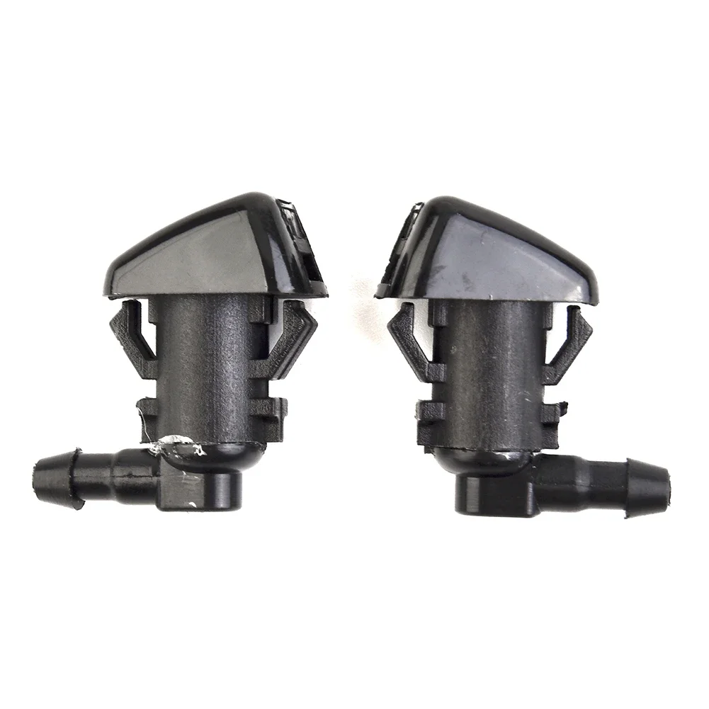 2pcs Car Black Windshield Washer Nozzle Set 2011-2017 For Jeep For Grand For Cherokee 68260443AA Washer Outlet Adjustment