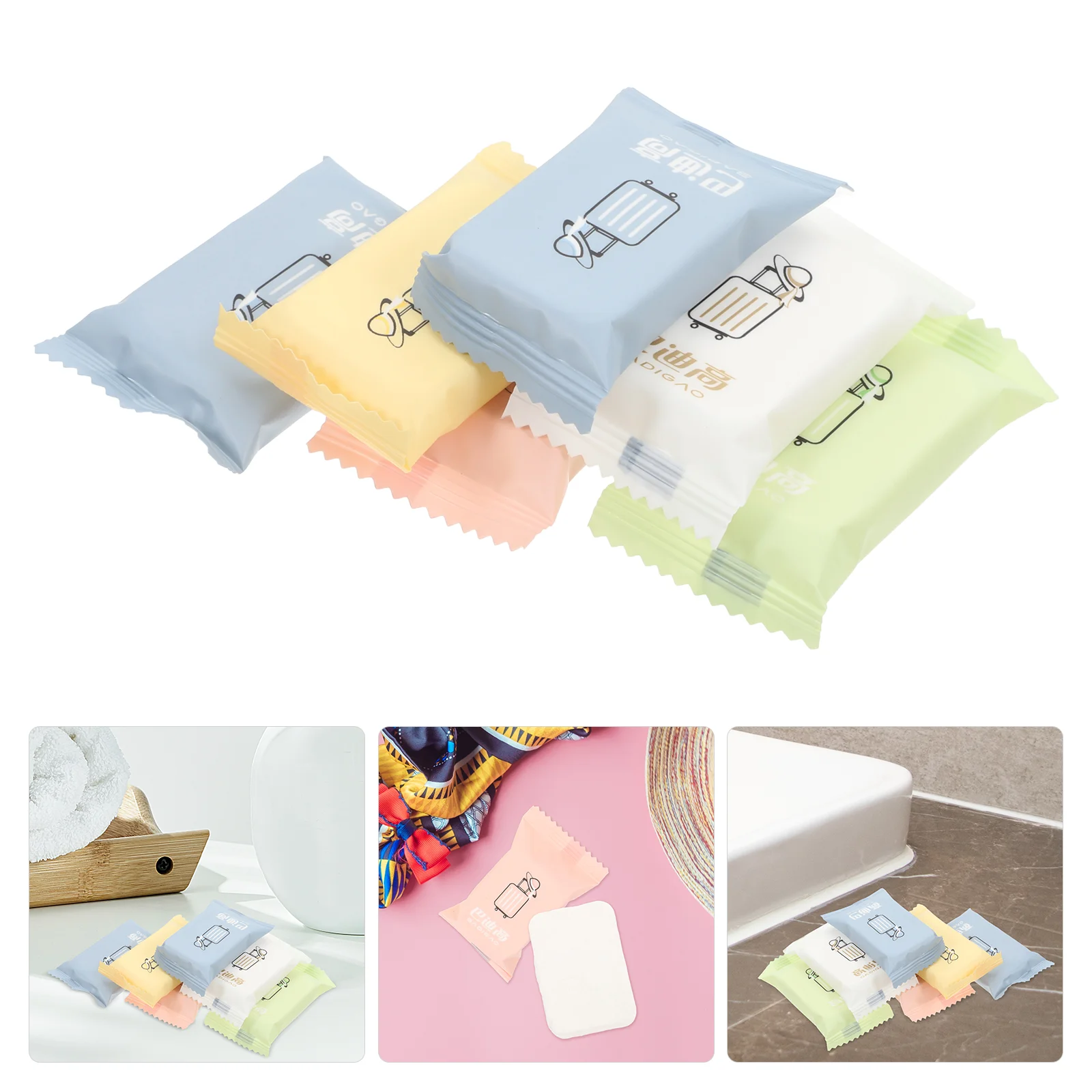 

10 Pcs Disposable Travel Wet Wipes Microfiber Pump Bottle Dispenser Portable Towel