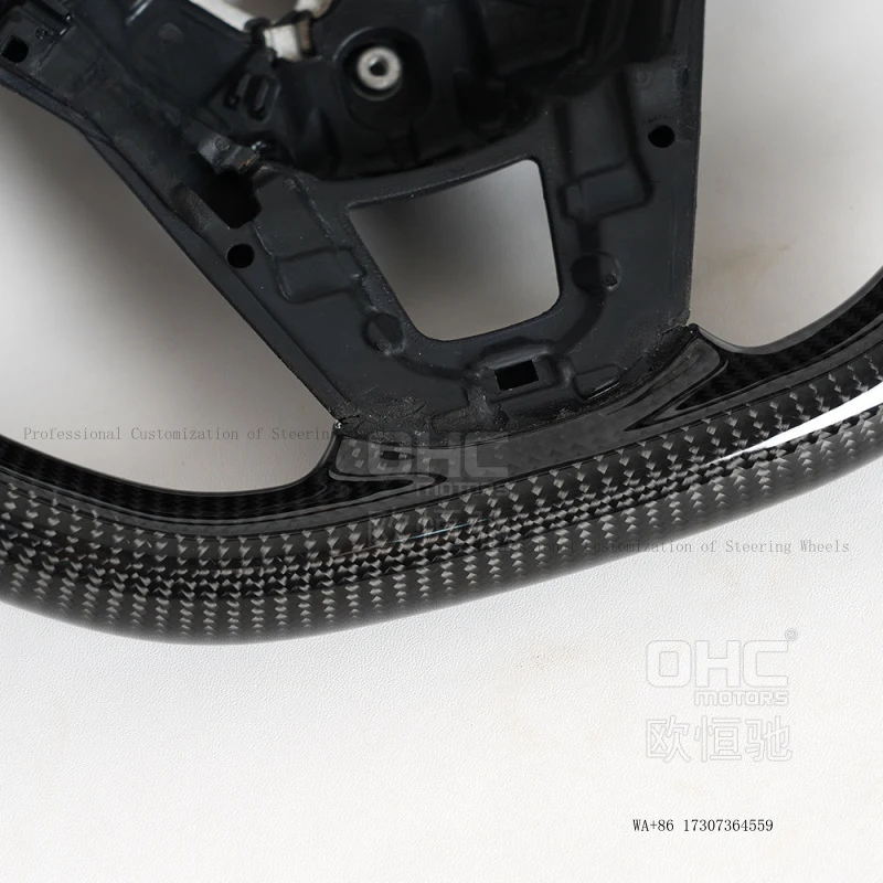 Hot  21-24 for Volkswagen CC steering wheel modification with red positioning line, high-end full-leather sports steering wh view 3