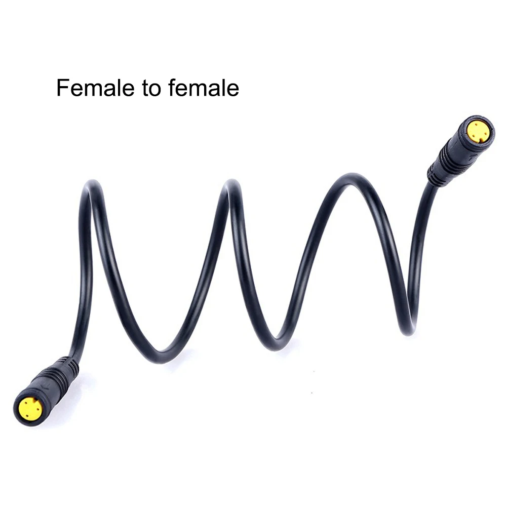 

Надежный 3-контактный удлинительный кабель для электрических велосипедов, водонепроницаемый и подходит для различных применений, длина 800 мм