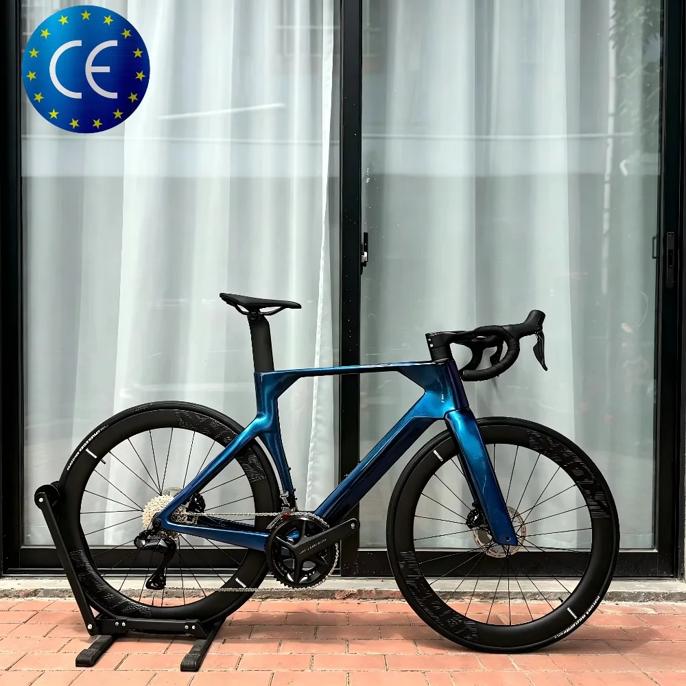 

Shia No UTDI2 OEM KOZO 2 Carbon Fiber Aero RoadBike 700C & Specs Hydraulic Disc Brake Lightweight Racing Bike Super Light Bike