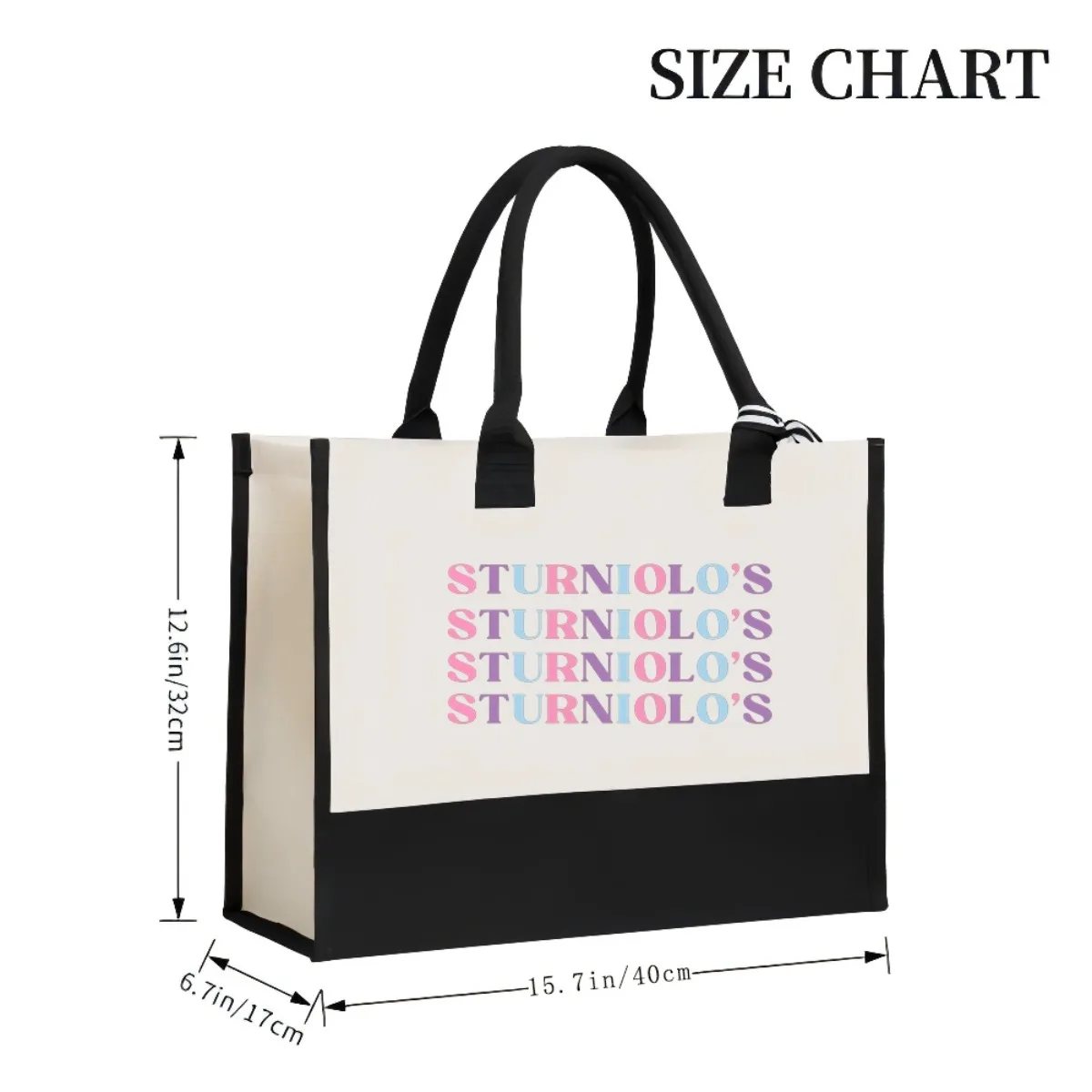 STURNIOLO S 2026 جديد وصول موضة عملية واسعة قابلة لإعادة الاستخدام حمل حقيبة نمط طباعة 2 لهجة الثقيلة حقيبة كتف كبيرة ل