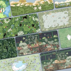 Green Plant Large Mousepad Boy Pad Natural Rubber Gaming mousepad Desk Mat Size for Gameing World of tanks CS GO Zelda