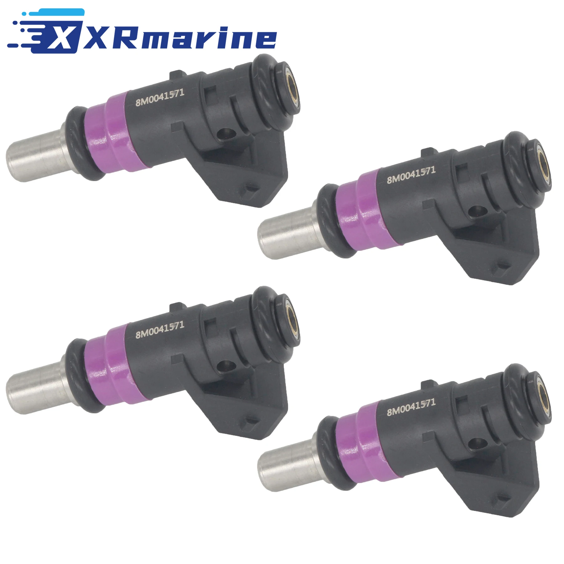 4 Pcs Fuel Injectors 8M0041571 for Mercury Mariner Verado Pro 75-300HP 4-Stroke Outboard Engine 8M0006027 892811T01 892811T02 image 2