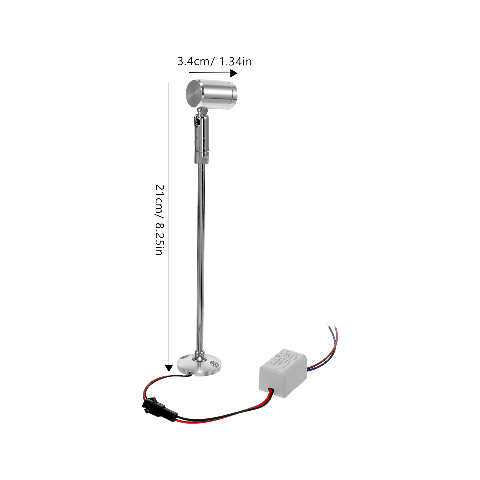 LED Cabinet Spotlights Mini Indoor Display Lights for Home Showcase Accent Lighting