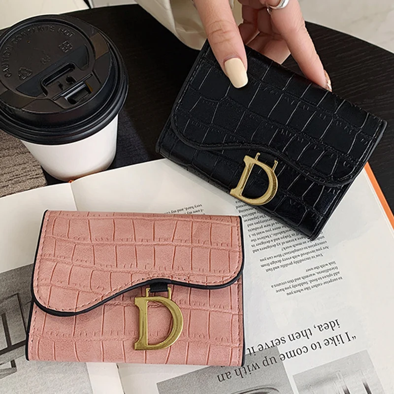 Wallets Small Fashion Luxury Brand Leather Hasp Purse Women Ladies Coin Card Bag for Female Purse Money Clip Wallet Cardholder