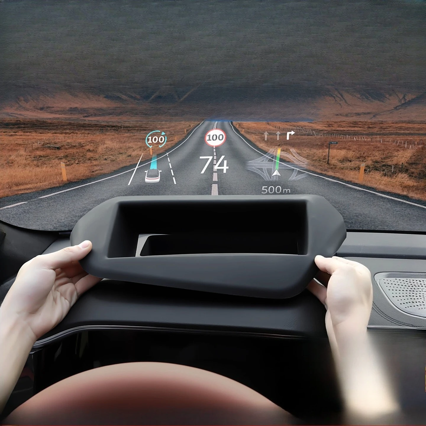 

For Geely Monjaro Xingyue L 2021-2026 Car Hud Protective Cover Silicone Dustproof Head Up Display Protector Interior Accessories