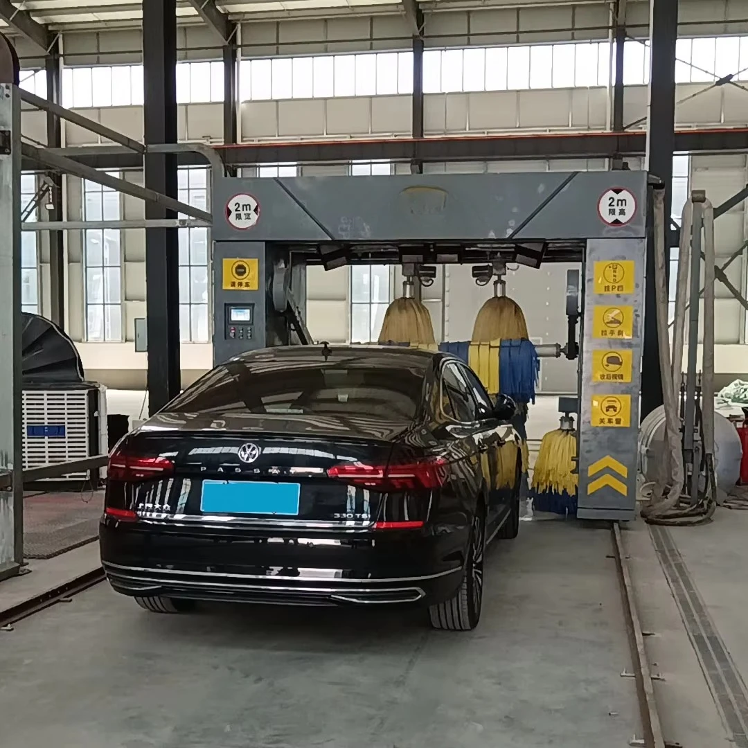 Customized Energy Saving Tunnel Type Car Wash Machine Full Automatic High Speed Cleaning Line for Logistics Maintenance Center