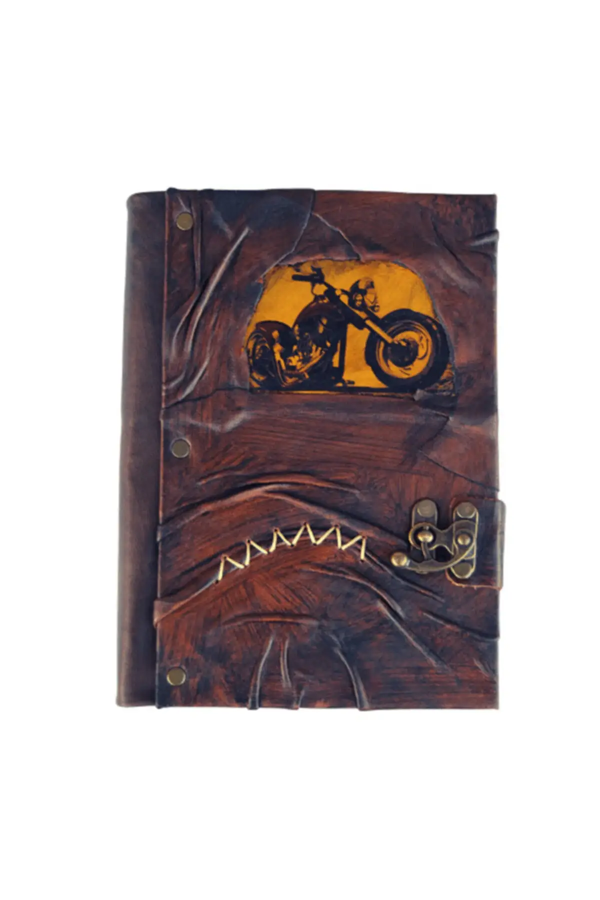 

Uras Leather Memoir Book Motor Medium 20X14 Cm 300 Pgs. Sketchbook Handmade Book