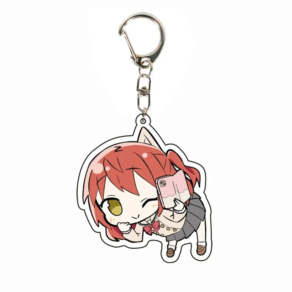 6CM Charm Anime Bocchi the Rock 아크릴 키 체인 모델 코스프레 캐릭터 장식 Accesorios 상품 컬렉션 선물