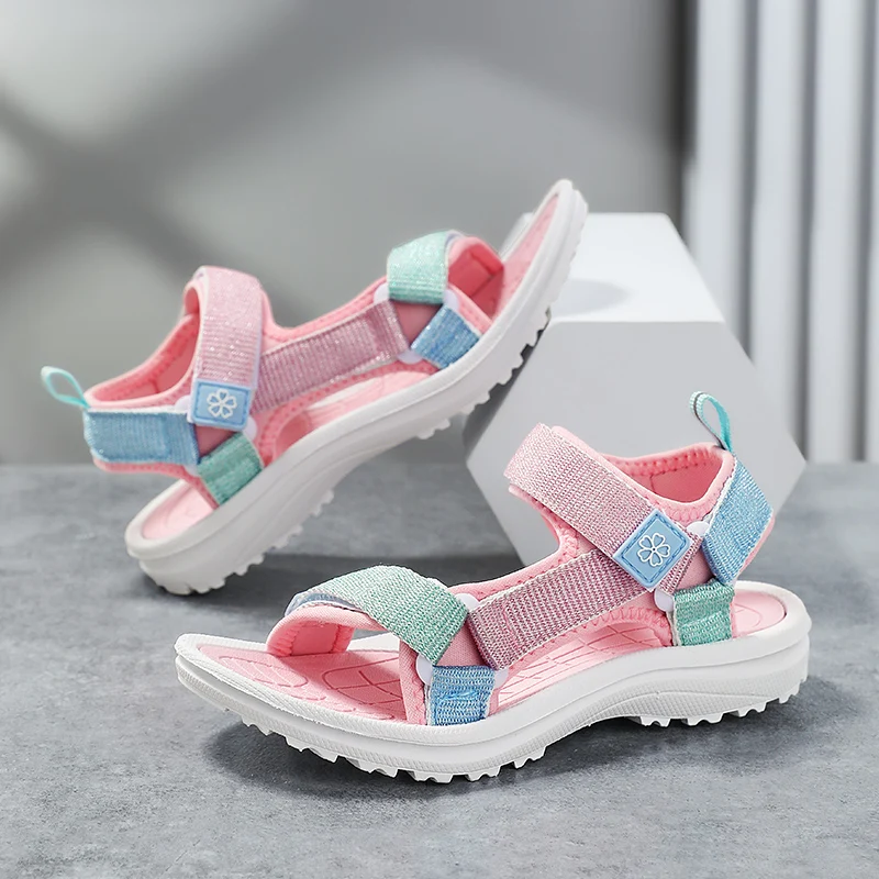 Children Sandals Girls Shoes Summer Outdoor Walking Sneaker Breathable 2026 New Design Casual Girls Sports Sandals - view 2