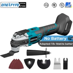 Electric Brushless Oscillating 6 Speed Trimmer Saw Renovation Power Machine Multi-function For Makita 18V Battery