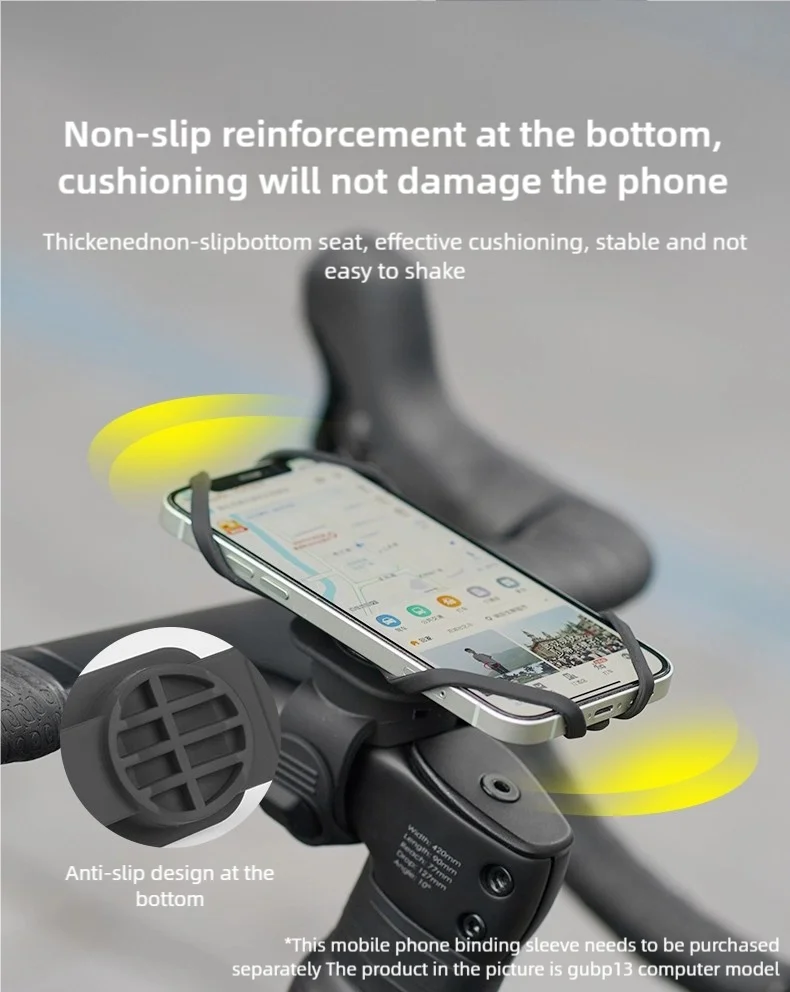GUB 630 Silikon Fahrrad Computer Halterung Code Meter Halter Rennrad MTB Verlängerung Halterung Für Garmin Bryton WAHOO XOSS – Detail 9