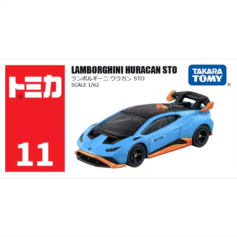 Takara Tomy Tomica No.11 Lamborghini Huracan Sto Veicolo Pressofuso in metallo Modello Collezione di giocattoli 174783