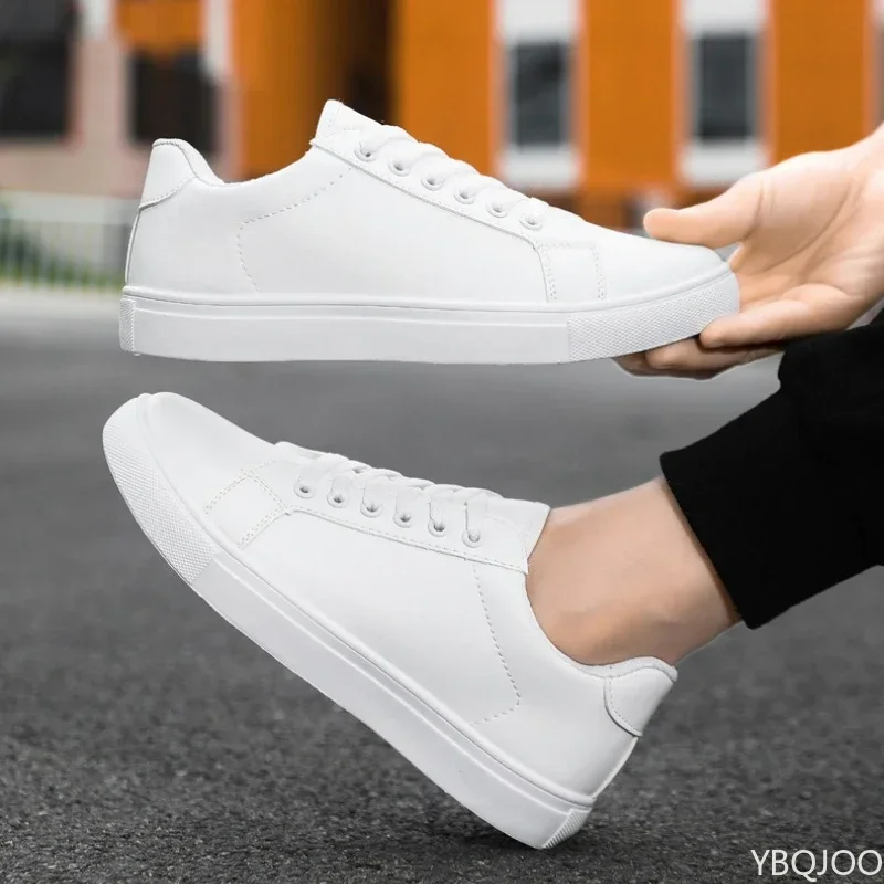 2026 Sommer Neue Weiße Schuhe für Herren – Schlichte und Modische Boardschuhe, Trendige und Vielseitige Freizeitschuhe für Herren in Übergrößen – Detail 8