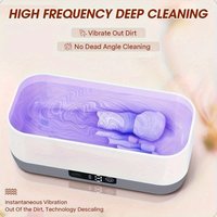 Portable glasses cleaner,360 ° cleaning,USB rechargeable,suitable for makeup brushes,glasses,jewelry-travel friendly storage box