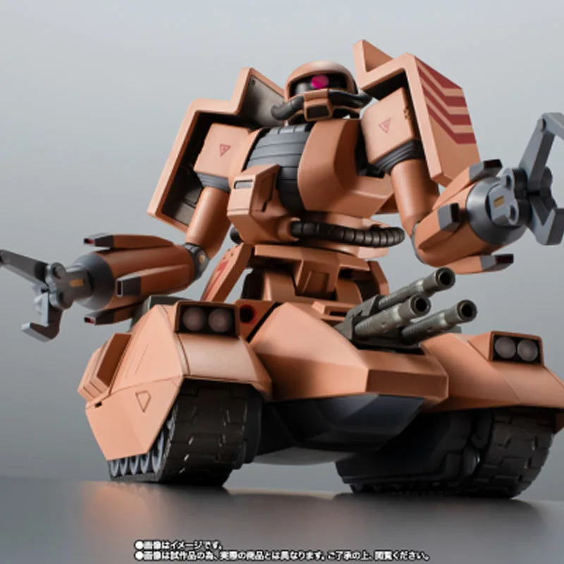 Bandai Echte ROBOTER Anime Figur MS-06V Zaku Tank 100mm Action Figur Spielzeug für Jungen Kinder Geschenk Sammeln Modell Ornamente