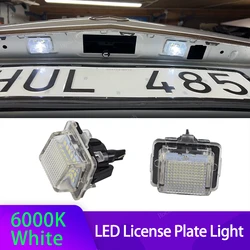 2pcs Error Free SMD LED Number License Plate Light Kit for Mercedes C E S CL W204 W212 C207 C216 W221 Car License Plate Lights