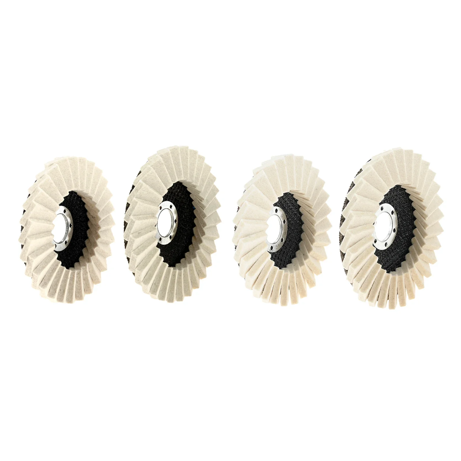 

3PCS Wool Polishing Wheel Discs for Stainless Steel Aluminum Metal Surface Finishing & Restoration for Angle Grinder Attachment