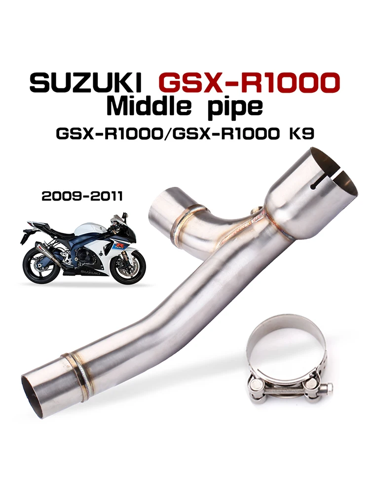 

Racing line exhaust original position mid pipe link pipe full exhaust muffler styem for SUZUKI GSXR1000 GSX R1000 2008-2011