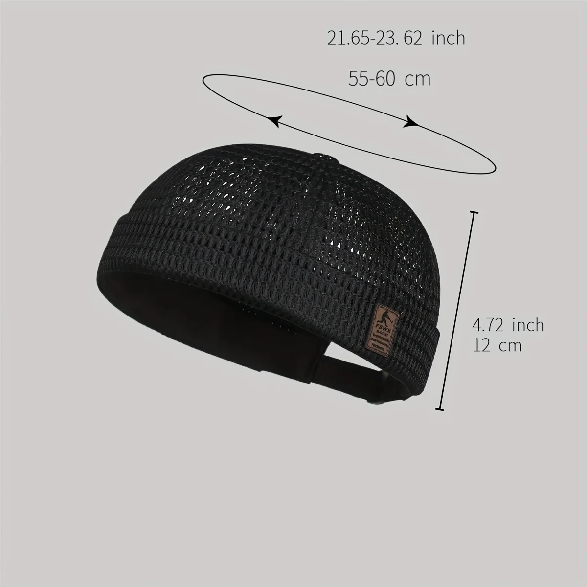 Fotografia 7: Boné de ciclismo malha respirável sem aba ultra-leve ajustável docker gorros verão primavera elástico das mulheres dos homens correndo caminhadas chapéu
