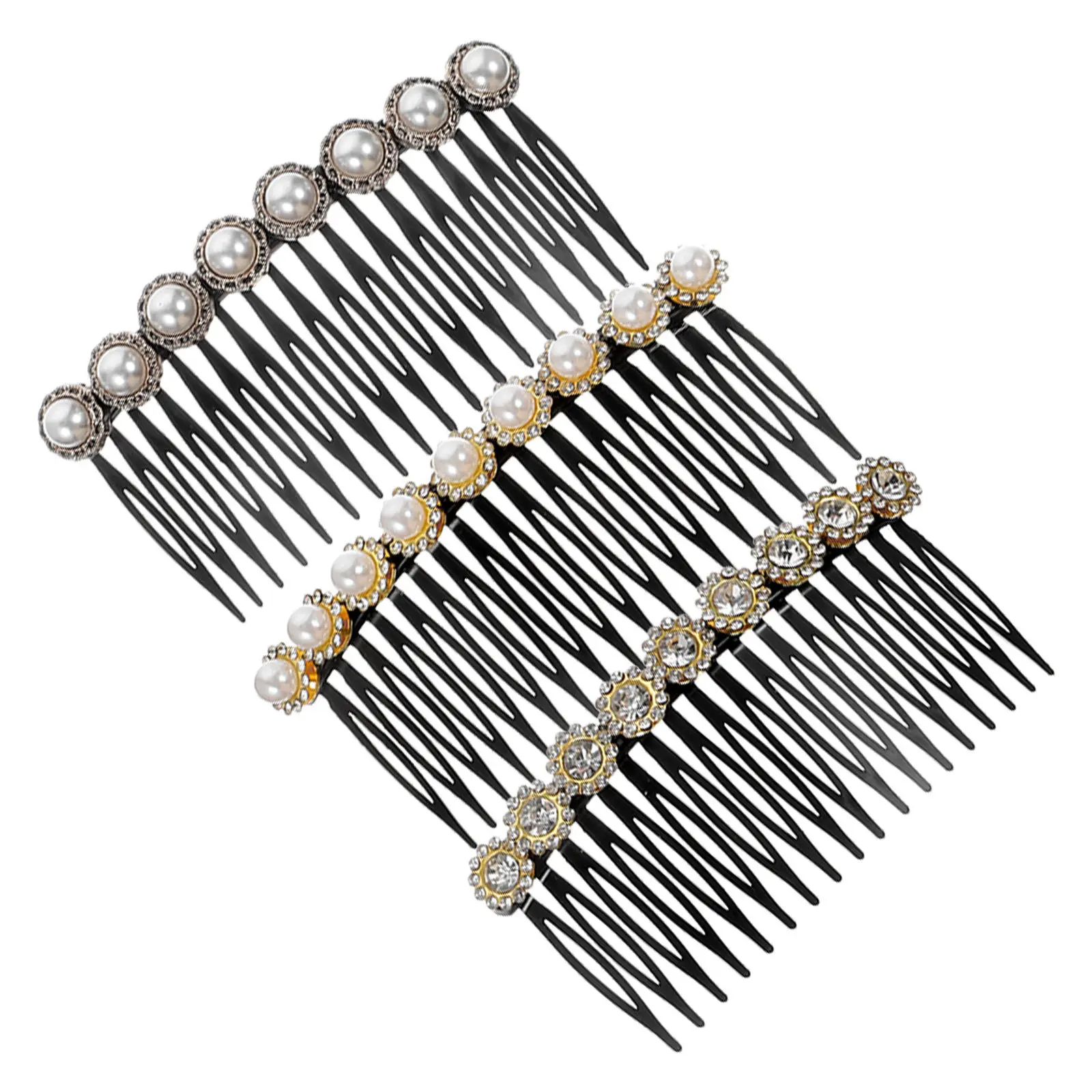 

3 Pcs Hair Comb Accessories for Women Bridal Combs Pearl Decorative Wedding