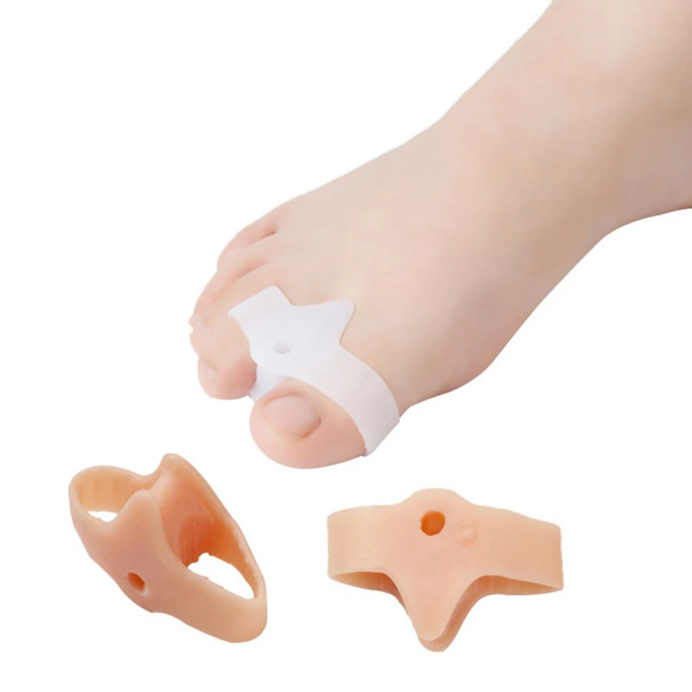 

1/2 Pairs Of Silicone Orthotics Big Toe thumb Valgus Corrector Big Foot Bone Orthosis Men And Women Wearable Shoe Toe Separator