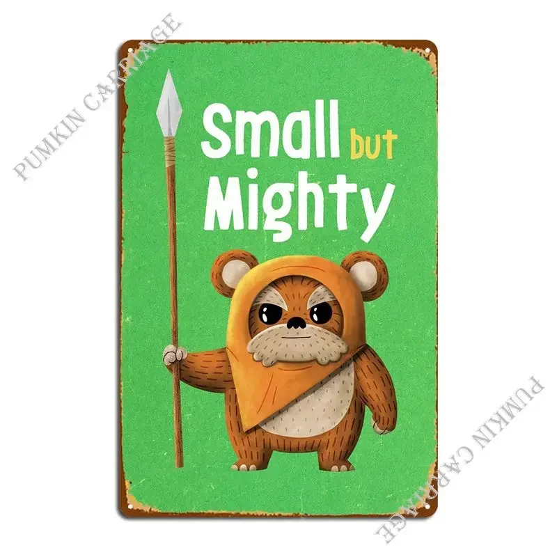 Small But Mighty Metal Sign Designs Living Room Decoration Garage Garage Tin Sign Poster
