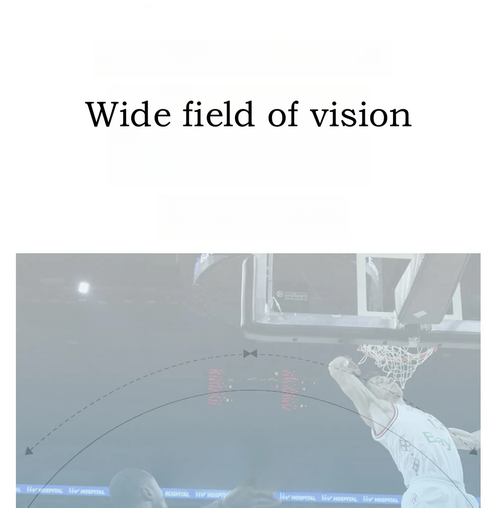Yimaruili neue ultraleichte hochwertige Basketball Fußball Brillen Sicherheit große Feld ansicht optische verschreibung pflicht ige Sport brille Männer – Detail 11