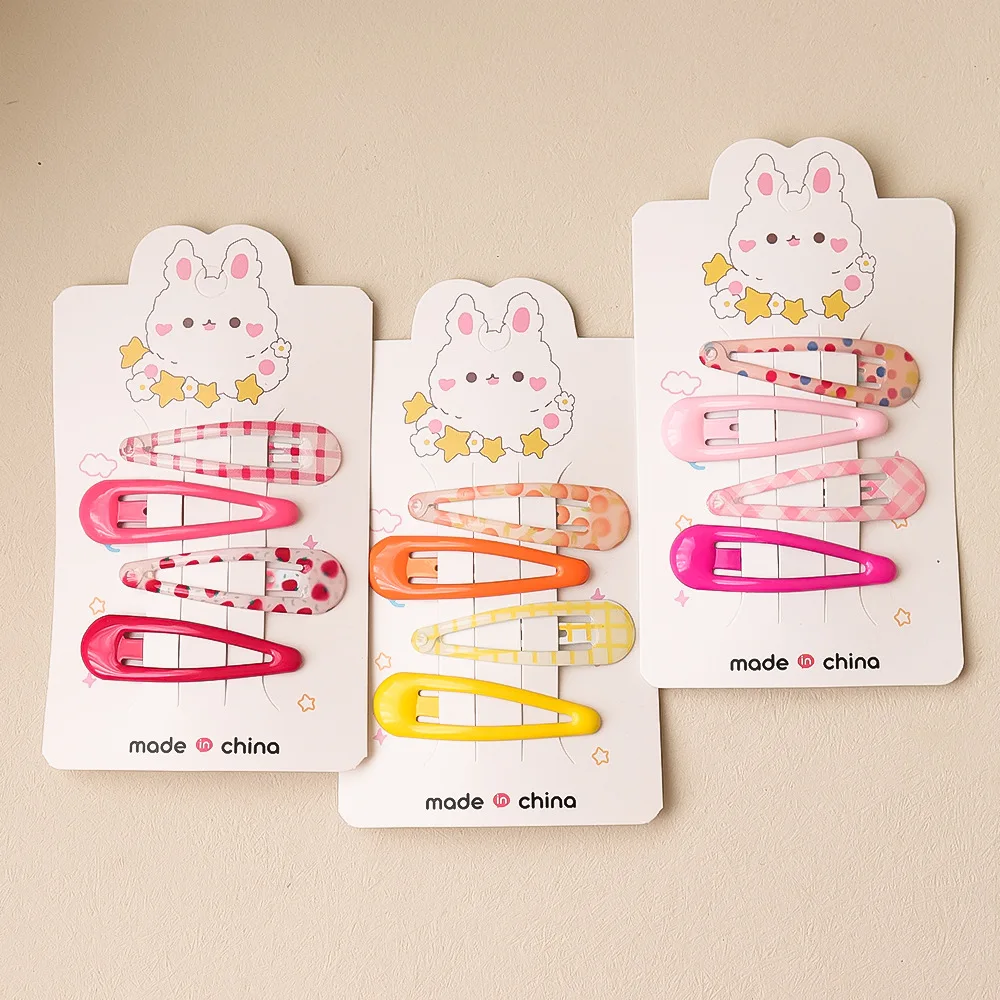 2025 New Fruit Print BB Clips Strawberry Floral Resin Barrettes for Toddler Girls Baby Fine Hair Styling Non Slip