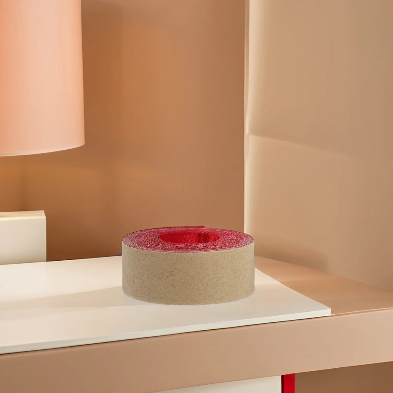 Self Adhesive Lamp Shade Trim Tape 1 Roll Flexible Fabric Edging Strip for DIY Lampshade Decoration Table and Floor Lamps