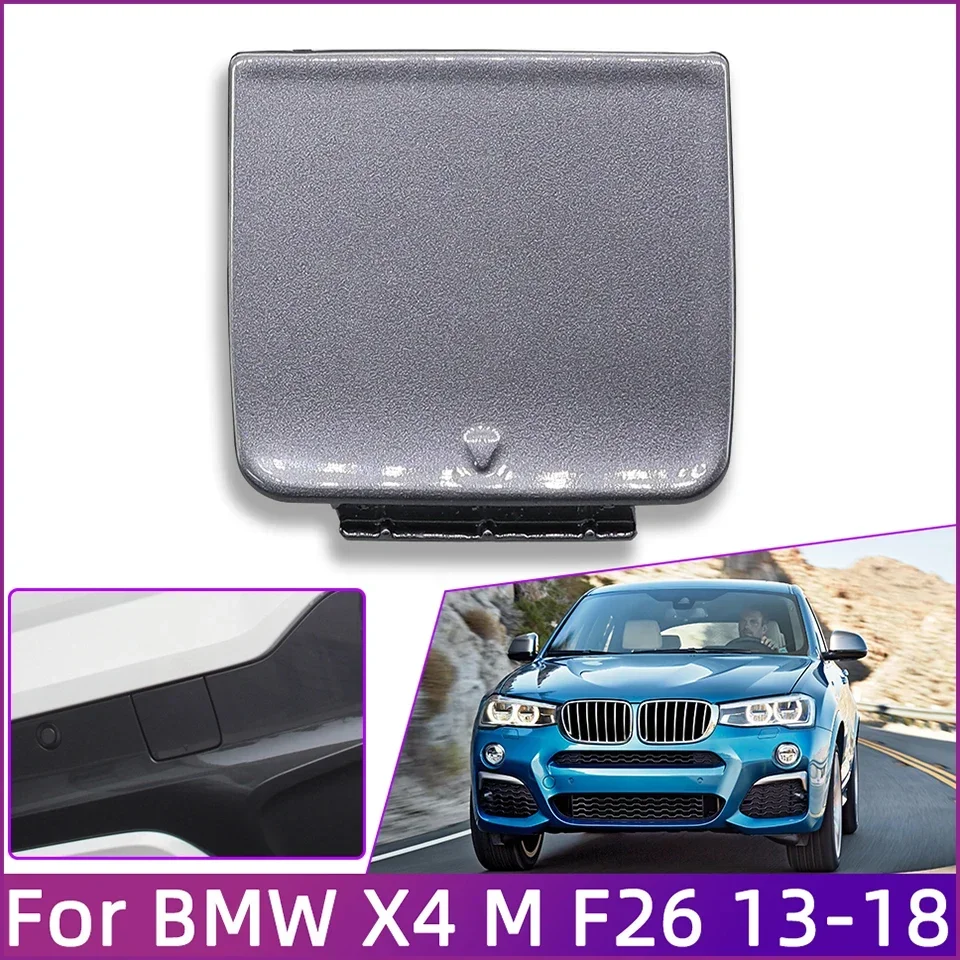 

Rear Bumper Tow Hook Cover Cap For 2013 2014 2015 2016 2017 2018 Bmw X4 M-Sport F26 51128066750 Hauling Trailer Lid Piano Paint