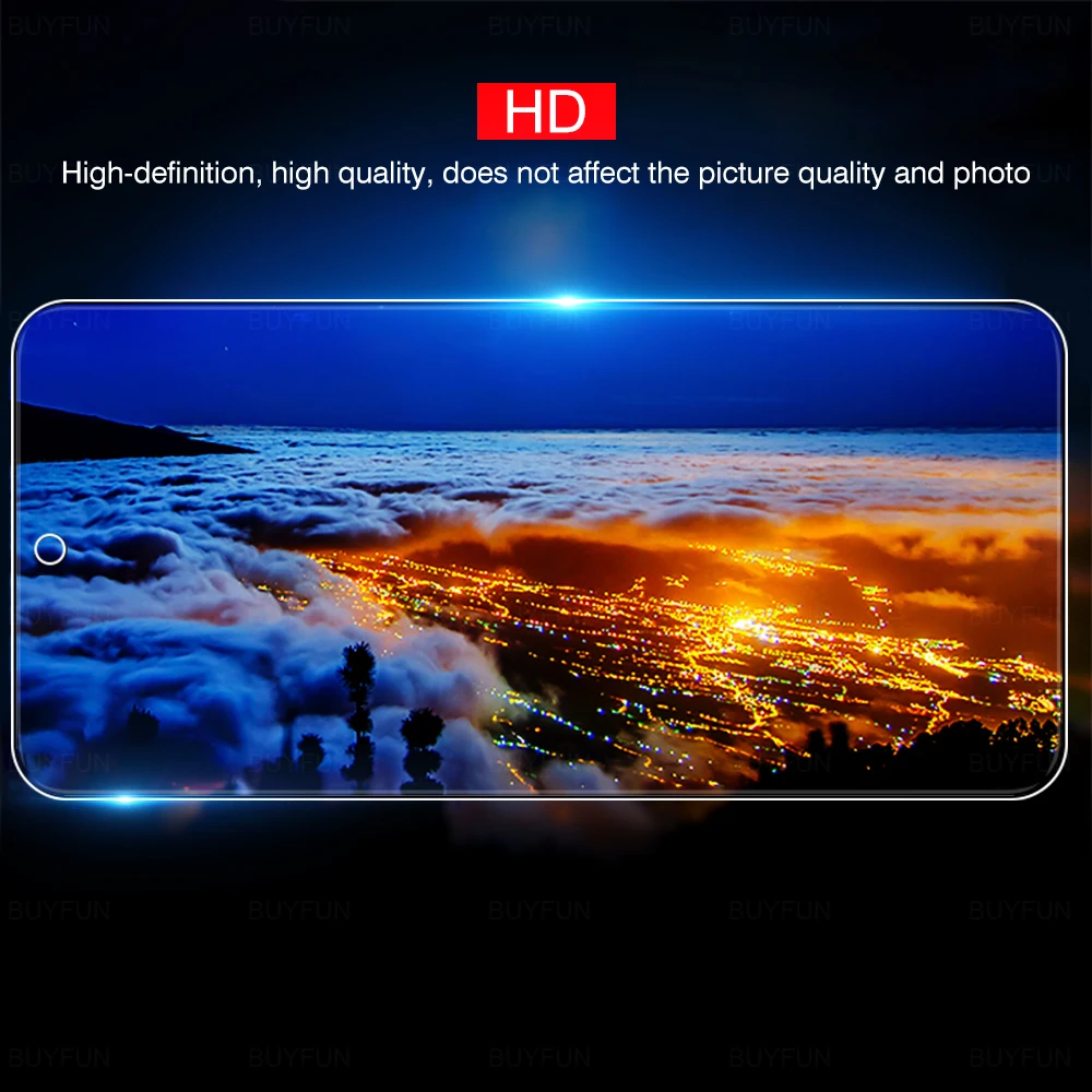 1/2Pcs Tempered Glass Full Cover For Samsung Galaxy S24 S25 FE Screen Protector Samsung S23 FE S24FE S23FE S25FE 5G Crystal Mica image 3