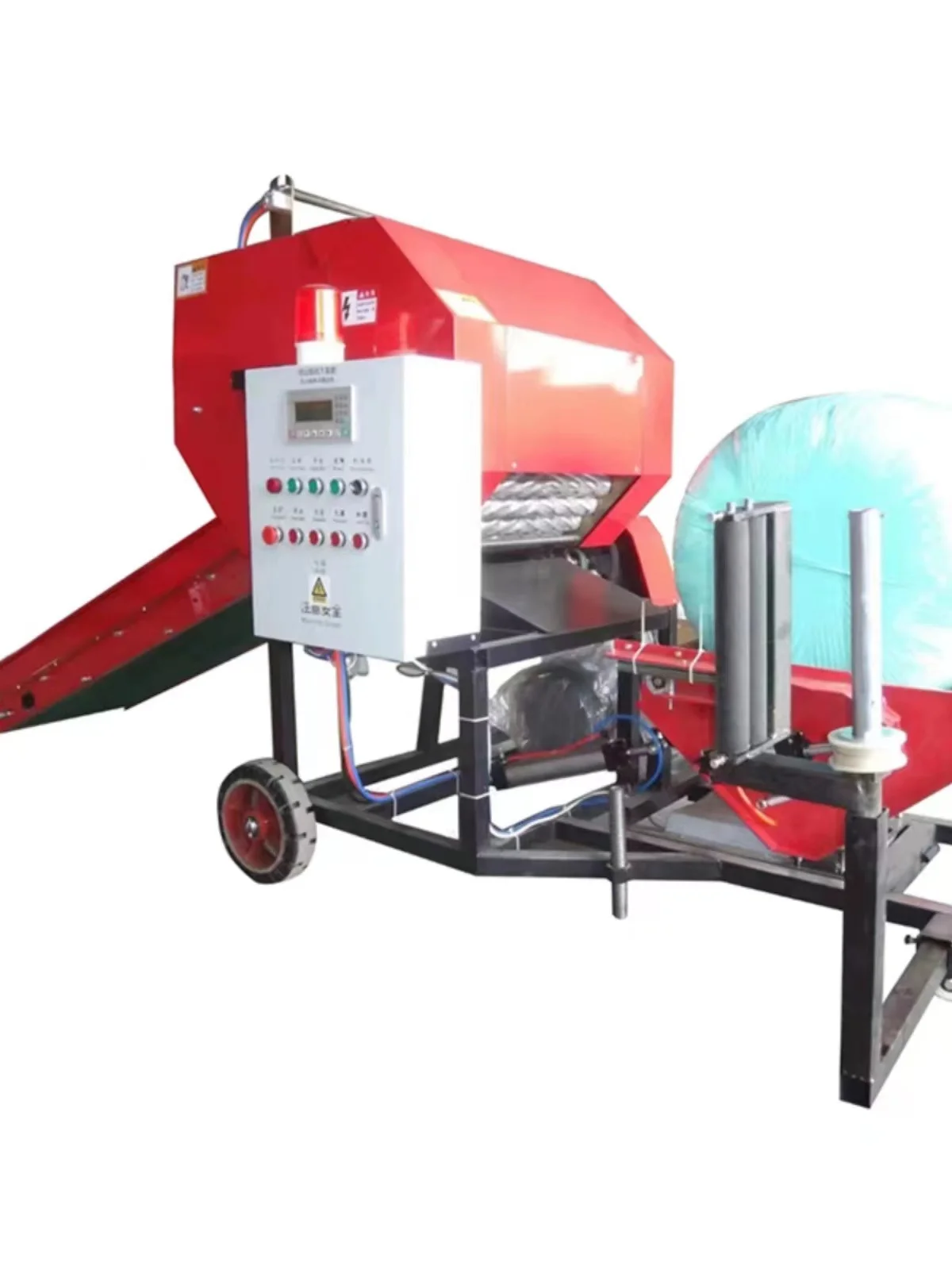 *forHigh Quality Fully Automatic Full Mini Hay Straw Machine Horizontal Baler