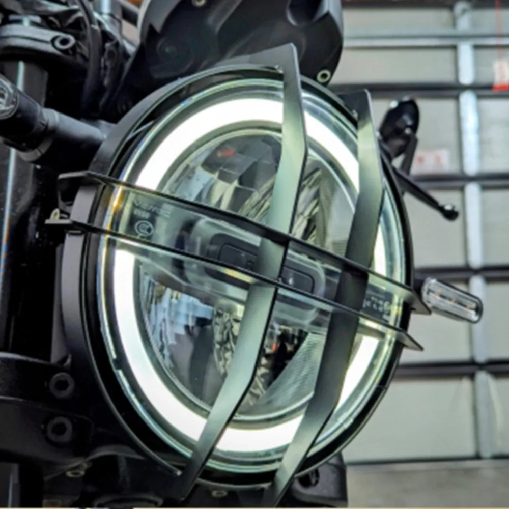 

For for HUSQVARNA Svartpilen 401 / 250 2017-2023 Motorcycle Stainless Headlight Protector Grille Guard Cover Protection Grill