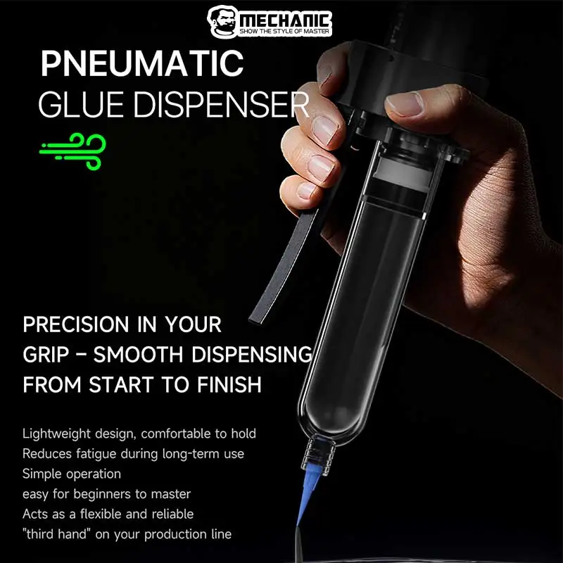 

MECHANIC PD10 Pneumatic Glue Dispenser 1200mAh Built-in Air Pump Adjustable Output Precision Dispensing Tool for Phone Repair