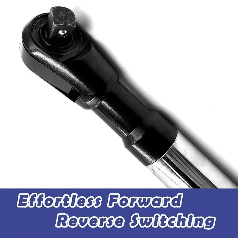 A69ehigh Torque Electric Ratchet Wrench Impact, Offset Extension Wrench With 4 Socket Adapters, Pry Bar Wrench Adaptor Head