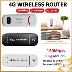 4G LTE Wireless Router USB Dongle Mobile Broadband 150Mbps Modem Stick 4G Card Router Wireless WiFi Network Adapter Home Office